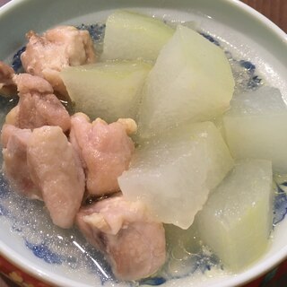 【圧力鍋】鶏肉と冬瓜のうま塩煮
